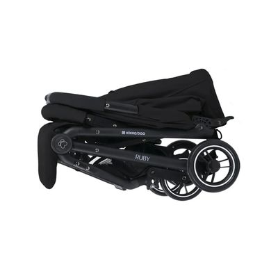CARRINHO DE BEBE LEVE COMPACTO RUBY BLACK (PRETO) - KIKKA BOO