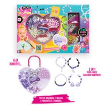 KIT DE MICANGAS PARA BRACELETES E COLAR MAKEBRINQ SORTIDO - POLIBRINQ