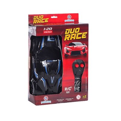 CARRINHO DE CONTROLE REMOTO 1:20 DUO RACE SORTIDO - POLIBRINQ