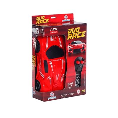 CARRINHO DE CONTROLE REMOTO 1:20 DUO RACE SORTIDO - POLIBRINQ