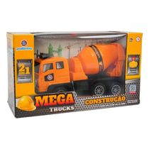 CARRINHO DE CONTROLE REMOTO MEGA TRUCK CONSTRUCAO SORTIDO - POLIBRINQ