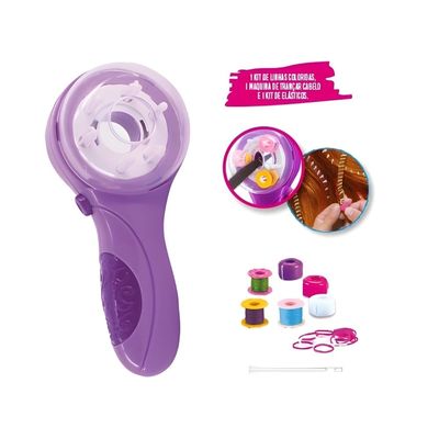 KIT BELEZA INFANTIL MAQUINA DE TRANCAR O CABELO - POLIBRINQ