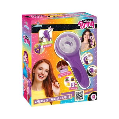 KIT BELEZA INFANTIL MAQUINA DE TRANCAR O CABELO - POLIBRINQ