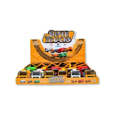 CARRINHO DE BRINQUEDO COLECAO PROFISSOES SUPER TRUCKS BETONEIRA