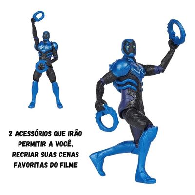 BONECO BESOURO AZUL 10CM COM ACESSORIOS - SUNNY