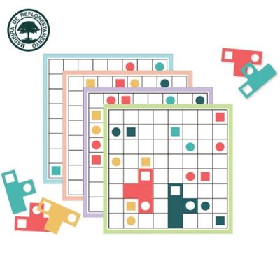 BRINQUEDO EDUCATIVO MADEIRA FORMAS 6 DESAFIOS - POLIBRINQ