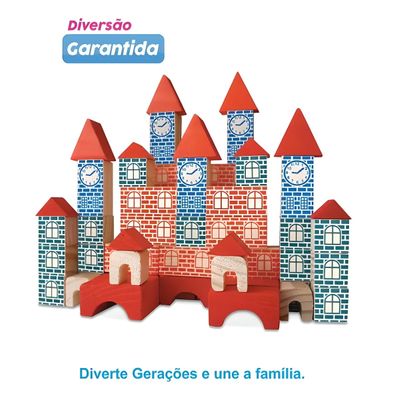 BLOCOS DE MONTAR BRINCANDO DE ENGENHEIRO 120 PEÇAS - XALINGO