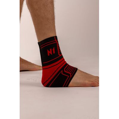 Protetor De Tornozelo Preto G Flamengo Estabilidade