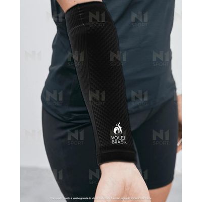 Protetor De Antebraço Preto P Voley Brasil Knit 3D