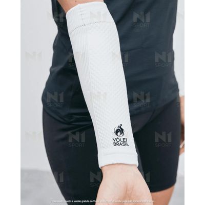 Protetor De Antebraço Branco Gg Voley Brasil Knit 3D
