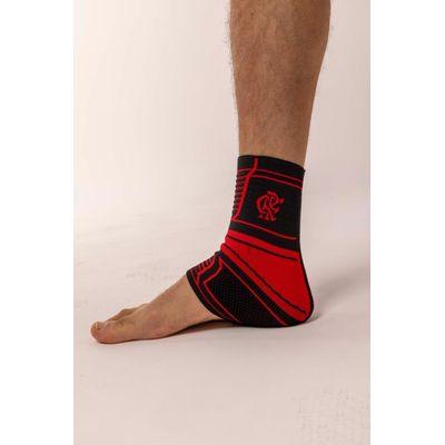 Protetor De Tornozelo Preto Gg Flamengo Conforto Atividades