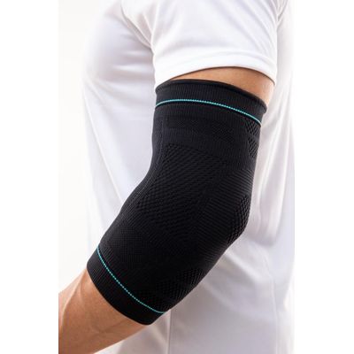 Cotoveleira Training Preta GG Knit 3D N1 Sport Compressão Gr