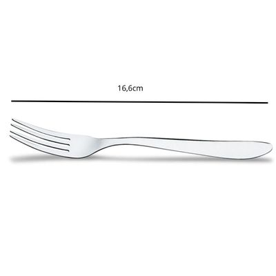Conjunto Garfo de Sobremesa 12 Peças Bellagio Brinox Aço Ino Inox