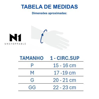 Munhequeira N1 Sports Linha Fisio