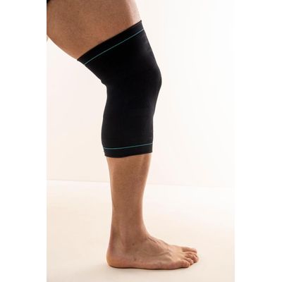 Joelheira Training N1 Sport Preta P Knit 3D Estabilização do