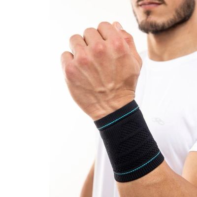 N1 Sport Protetor de Punho Training Preto M Knit 3D com Comp