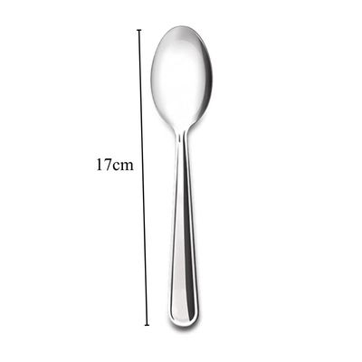 Jogo de Colheres de Sobremesa 12 pçs Modena Brinox Aço Inox Inox