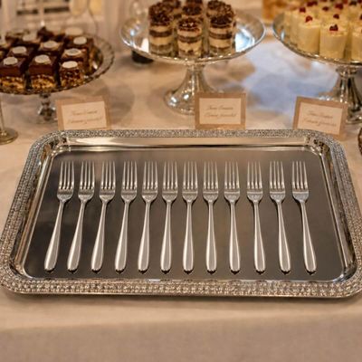 Jogo 36 Garfos de Sobremesa Bellagio Brinox Aço Inox Talhere Inox