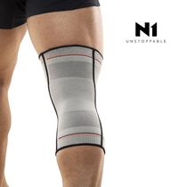 N1 Sport Joelheira Training Cinza GG Knit 3D Compressão Grad