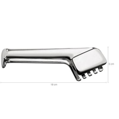 Pegador De Salada Inox Alimentos Taumer Versatile Utensílio Cozinha Inox