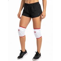 Joelheira Spry Branco Gg Flamengo Knit 3D Eva 15Mm Alta Prot