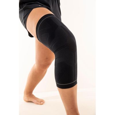 Joelheira N1 Sport Training Preta GG Knit 3D Estabilização d