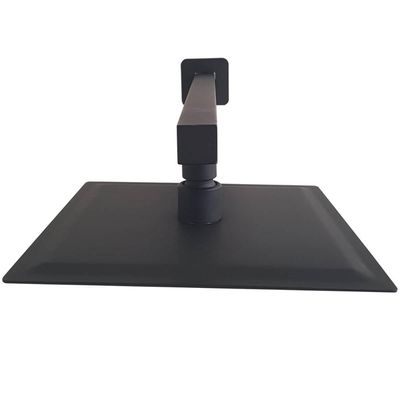 Braço Para Chuveiro Preto Quadrado Braço de Chuveiro 42,5cm