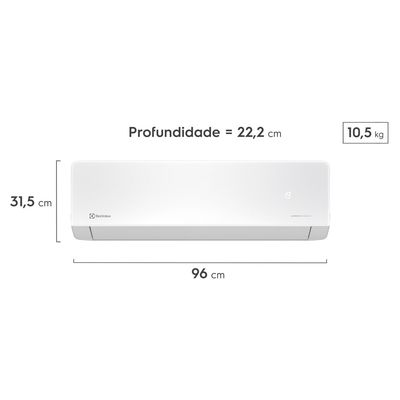 Ar-condicionado Split Electrolux MaxComfort Full Inverter Frio 23.000 BTUs (NI24F/NE24F) 220V