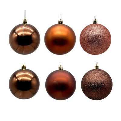 Tubo Bola Natal 8cm c 6 CV244570 Cazza Mr UNICA