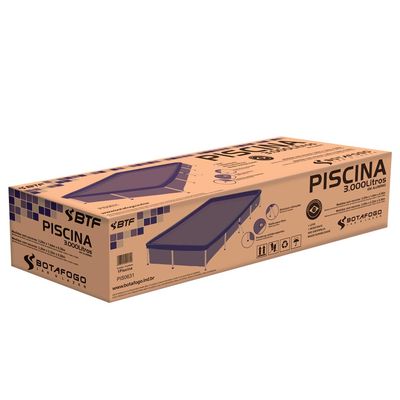 Piscina Estruturada Botafogo 3000L UNICA