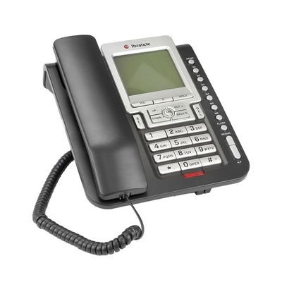 Telefone de Mesa Ibratele CaptaTop Preto UNICA