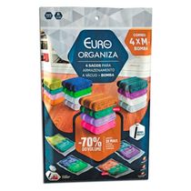 Conjunto de Organizadores a Vácuo Euro Home  5 Peças