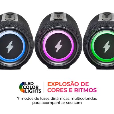 Caixa de Som Portátil Aiwa Speaker AWS-SP-04-LB 40W