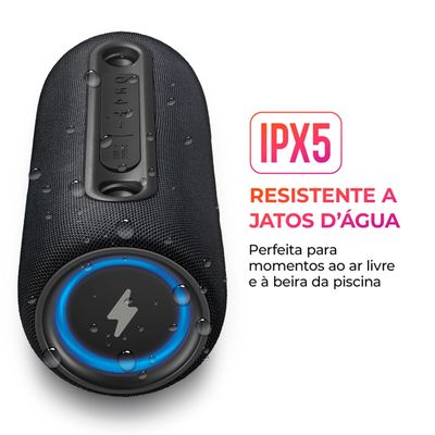 Caixa de Som Portátil Aiwa Speaker AWS-SP-04-LB 40W