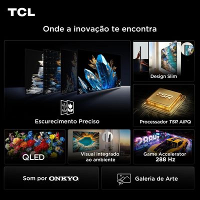 Smart TV TCL 85A400M 85 Polegadas QD-Mini LED 4K