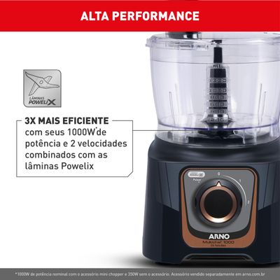 Multiprocessador Arno Multichef MP72 1000W 24 Funções Preto / 110
