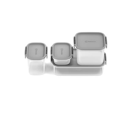 Kit Potes Herméticos Electrolux 4 Peças Empilháveis