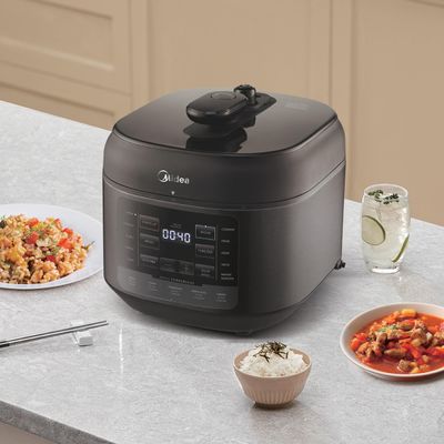 Panela de Pressão Elétrica Midea 5L NutriPro Digital Preto / 110