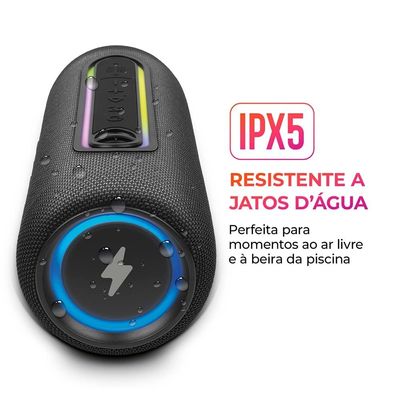 Caixa de Som Speaker Aiwa SP-05-LB Bluetooth 30W