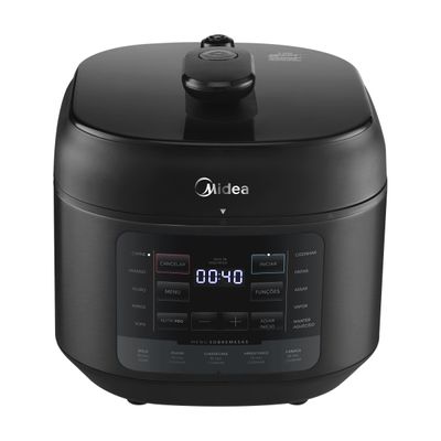 Panela de Pressão Elétrica Midea 5L NutriPro Digital Preto / 110