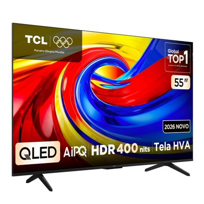 Smart TV 55 4K QLED TCL 55P7L Google TV 120Hz