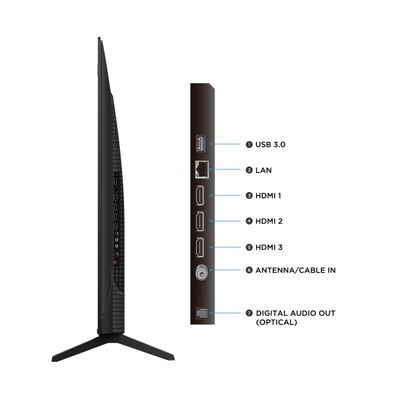 Smart TV 55 4K QLED TCL 55P7L Google TV 120Hz