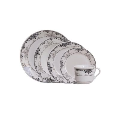 Aparelho de Jantar 20 peças Hauskraft Liliana em Porcelana