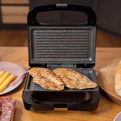 Sanduicheira Grill WAP WS750 750W Antiaderente Preto / 220
