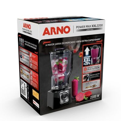 Liquidificador Arno Power Max XXL 2200W Preto / 110