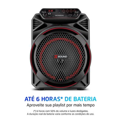 Caixa de Som Amplificada Mondial XSound CM-220-N