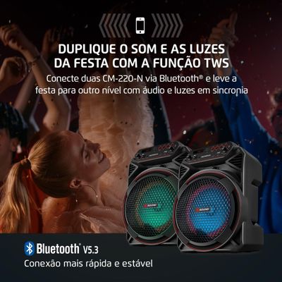 Caixa de Som Amplificada Mondial XSound CM-220-N