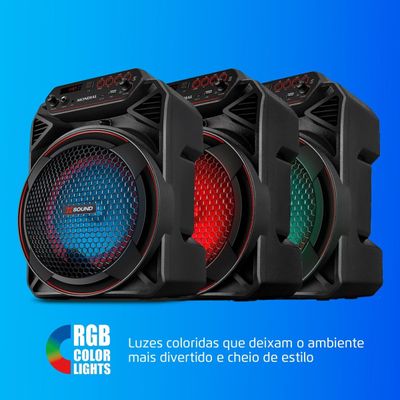 Caixa de Som Amplificada Mondial XSound CM-220-N