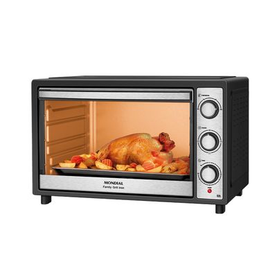 Forno Elétrico Mondial Grand Family FRN-52 preto / 110