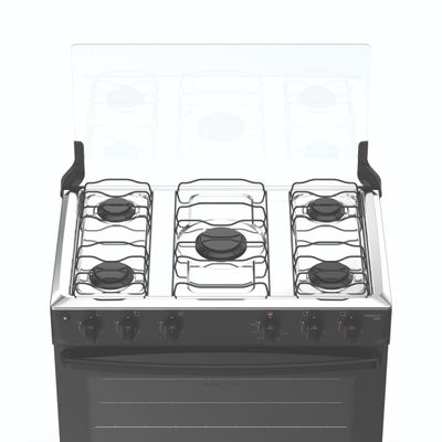 Fogão 5 Bocas Atlas Mônaco Plus Mesa Inox